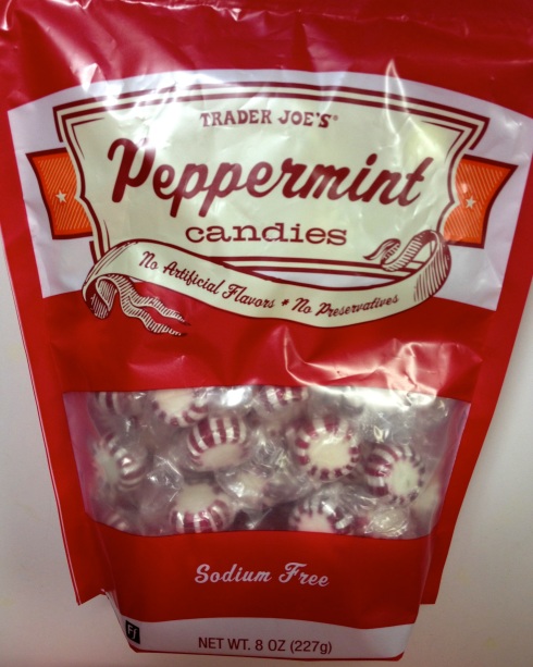 Peppermint hard candy
