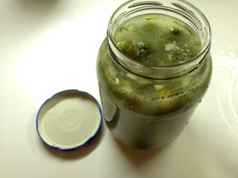 Pickles in the jar