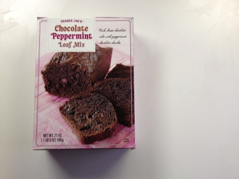 Trader Joe's Chocolate Peppermint Loaf